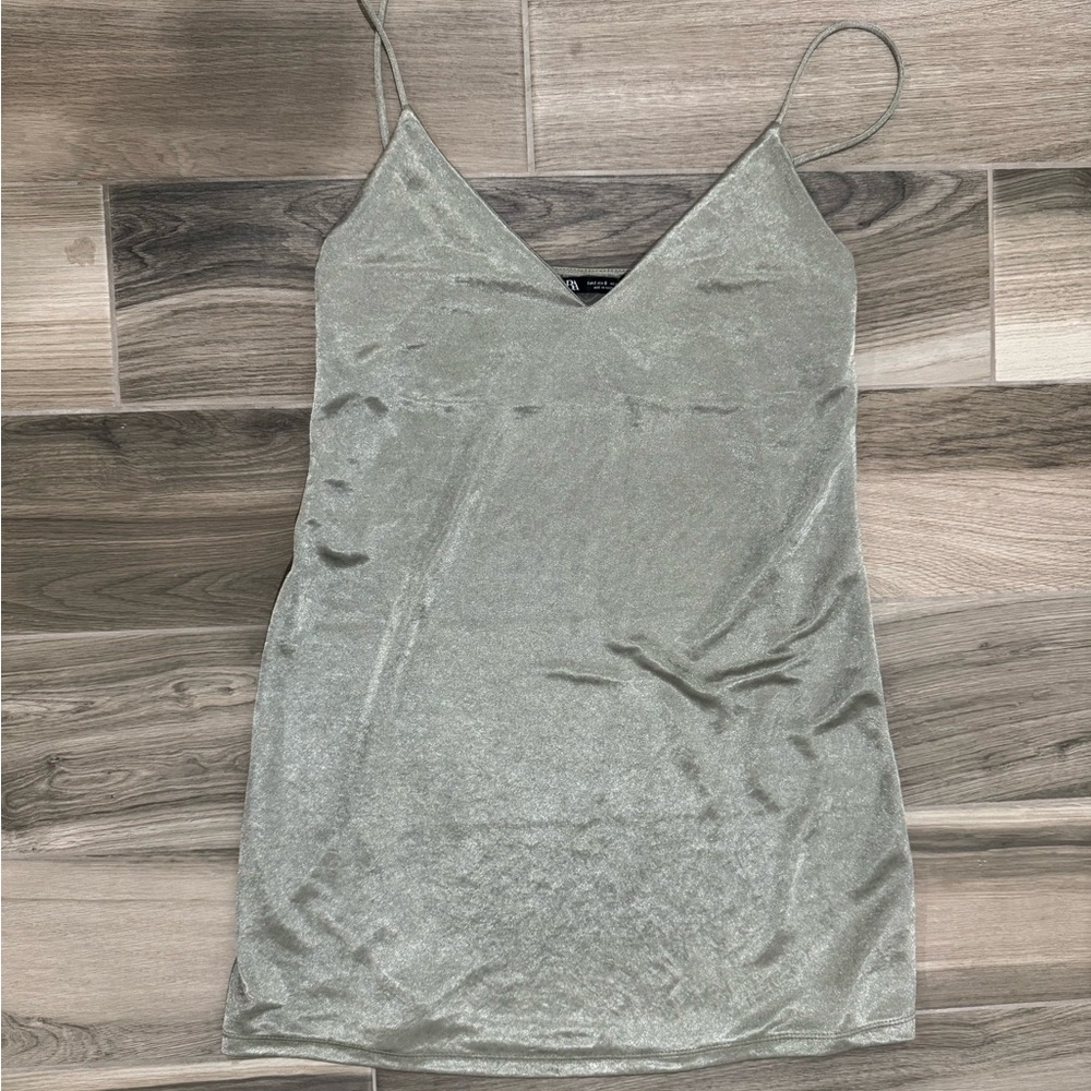 Zara Satin Mini Dress